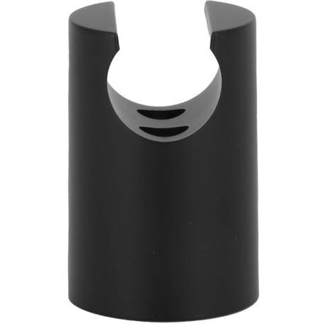 Support de Pommeau Douche Réglable, Bras Monté Plastique Mural Accessoires Salle Bain Amélioration Habitat Hôtellerie Clamp Douchette Adapté Universel Simplifie ABS Chromé Remplacement(Noir) (1/5)