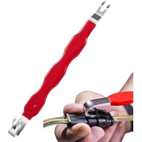 Outil de Séparation de Connecteurs Électriques, Désembrayeur de Bornes Électriques, Double Extrémités pour Mécanique - Déconnecteur Extracteur pour Passionnés et Réparateurs (1/5)