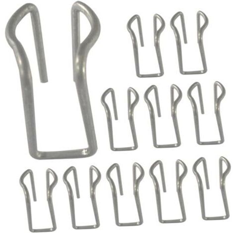 50pièces Clips Métalliques Pour Toile Ombrage Réutilisable Boucles De Fixation Pour Filet De Jardin Clips Pour Film De Serre (1/5)