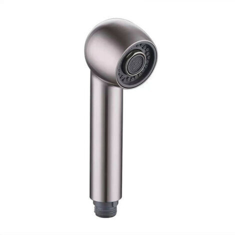 Douchette Robinet Cuisine 2 Jets Tête de Douche Remplacement Douchette pour Mitigeur Cuisine, Couleurs brossées (1/5)