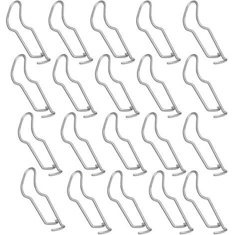 Lot de 40 pinces en argile pour tuteurs de plantes - Pour la construction de treillis - Plantes d'intérieur - Tomates - Cages à plantes - Connecteur pour légumes (1/5)