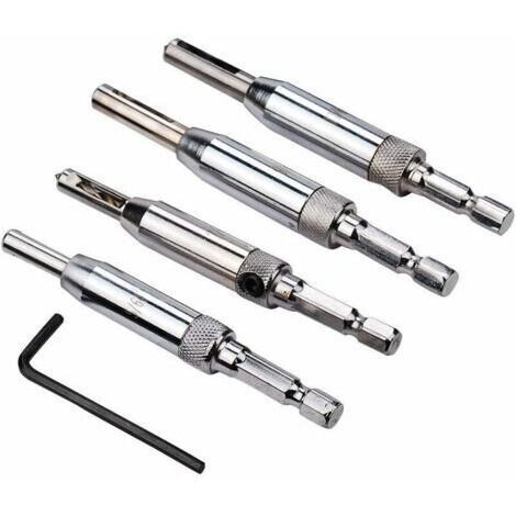 Fei Yu Foret Autocentreur - Lot de 4 outillage menuiserie charnières à centrage pour Door Cabinet Pilotes,Souvent Utilisés pour les Charpentiers, ébénistes, Fabricants de Meuble et Autres Métiers du B (1/5)