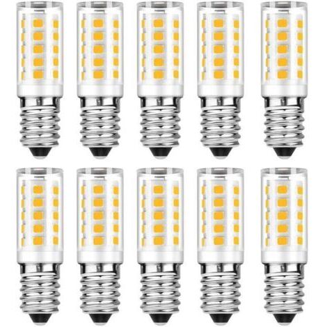 Lot de 10 Ampoule LED E14 - Blanc Chaud 3000K - 5W Equivaut à Ampoule Incandescente 50W - 500LM Non-Dimmable