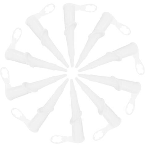 10 pièces Outils de Calfeutrage Flexible pour Maison Embouts Universels Silicone pour Application de Colle Verre Kit Pratique pour Travaux de Rénovation (1/5)