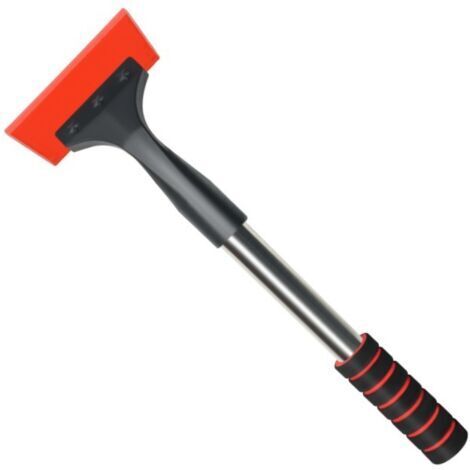 Grattoir à Glace pour Voitures, 38.5cm Grattoir à Neige avec Manche Antidérapant, Grattoirs à Neige Et à Glace Allongés pour Pare-Brise De Voiture Et Fenêtre dAccueil (Rouge) (1/5)
