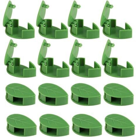 Ensemble de 50 pièces pour plantes grimpantes, supports muraux pour plantes grimpantes, clips pour câbles de bureau, clips de support auto-adhésifs pour feuilles, clips invisibles pour plantes (1/5)