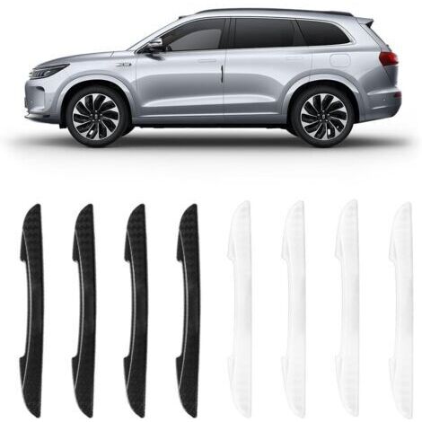 8 Pièces Protecteur de Bord de Porte de Voiture, Protection de en PVC, Voiture protecteurs de Porte Joint, Protecteur de Bord de Porte de Voiture, Universel Accessoires de Véhicule (1/5)