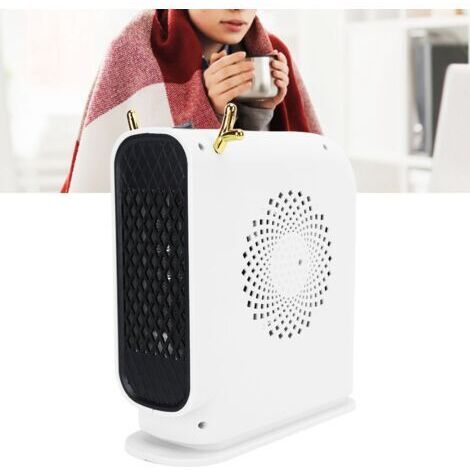 Chauffage électrique Portable, chauffage rapide, silencieux et sûr, Compact, pour bureau, prise ue, blanc, 220V (1/5)