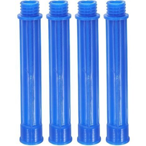Ensemble de 4 Embouts de Calfeutrage Rallongés pour Petit Tube Buse d'Extension Réutilisable en Plastique Outil de Calfeutrage Multifonction pour Mastic Accessoire Précis pour (1/5)