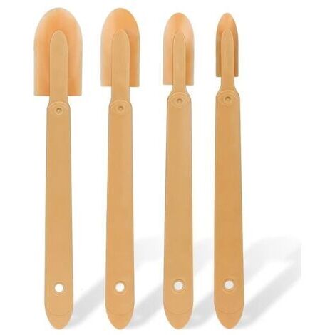 outil joint silicone,lisseur joint silicone,joint salle de bain outils,4 Tailles Caulking Tool Multifonctionnel Caulking Spatula Applicateur pour Carrelage Brique Cuisine Salle Bain (1/4)