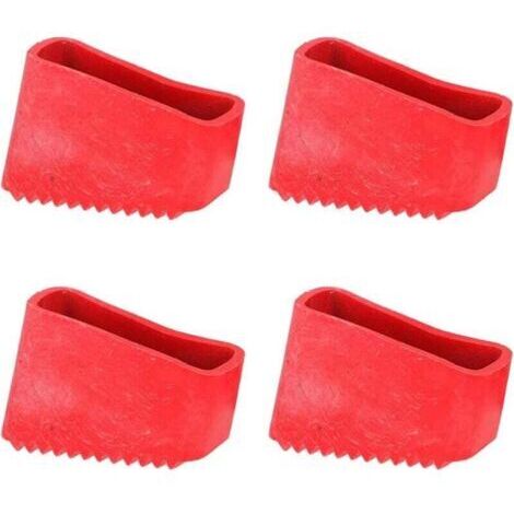 4 Pièces Couvre-Pieds D'échelle, Pieds d'échelle en caoutchouc, pour Escaliers Revêtements en Caoutchouc Antidérapants, Coussin de Protection D'échelle pour échelles Télescopiques (1/5)