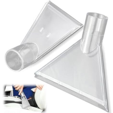 2 Pièces Embout Aspirateur, Aspirateur Buse, Suceur Aspirateur, Embout Aspirateur Voiture Brosse Aspirateur Embouts D'aspiration Transparents Adaptateur Embout Aspirateur (1/5)