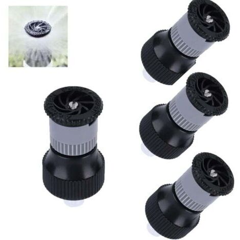Turbine d'irrigation 1/2 pouce, tête d'arrosage à filetage interne DN15, buse d'irrigation de jardin réglable, prix de la tête d'arrosage automatique submersible (1/4)