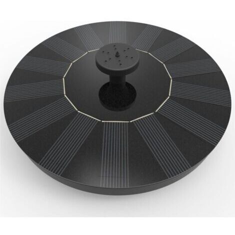 Fontaine de jardin, Solatec Fontaine Solaire Pompe à énergie Solaire 1,4 W - Pompe Submersible pour Bassin, Piscine, Jardin, Aquarium.,-- (1/5)