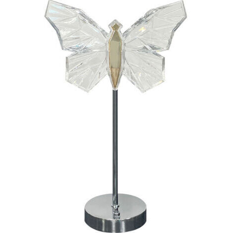 Lampe de Table Lampe de Table en cristal papillon, lampe de nuit décorative, intensité variable (1/2)