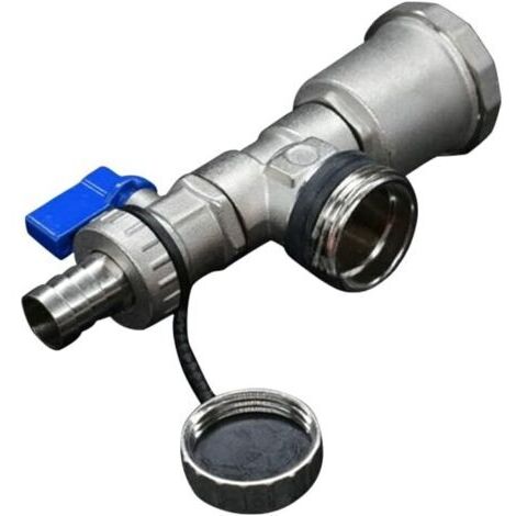 Collecteur de chauffage au sol automatique avec valve de vidange pour système de chauffage au sol (1" mâle) (1/4)