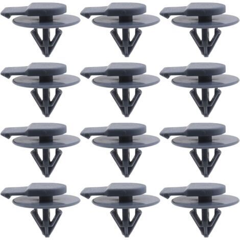 Lot de 50 clips de fixation en plastique gris pour garniture de roue Compatible avec Mini R57 R56 R55 Cooper 07137073915