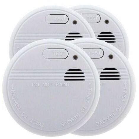 Plaque aimantée adhésive pour détecteur de fumée, 3 Supports magnétiques Autocollants, Mise en Place sans Perçage ni vis pour Tous Les détecteurs de fumée et alarmes Incendie-Fei Yu