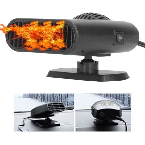 Ventilateur de chauffage électrique 12V 120W, chauffage du pare-brise, dégivrage, dégivrage, désembuage (1/5)