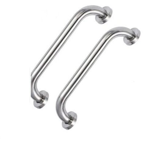 2pcs 25 cm Barre d’Appui Douche Poignée de Baignoire en Acier InoxydableBarres Porte-Serviettes Poignée de Douche Barres de Sécurité Murale pour Enfants Enceintes Handicapés Personnes Agées (1/3)