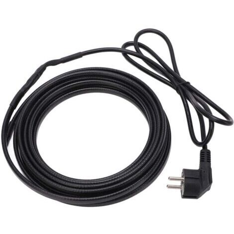 Câble Chauffant pour Tuyaux 5 Mètres Autorégulant avec Prise UE 220V Protection Hiver (1/4)
