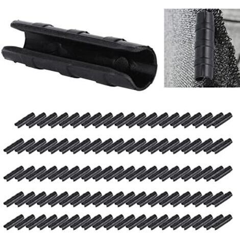Clips pour Serre, 100 Pièces, Accessoires de Fixation en Noir, Matériel de Jardinage pour Installation de Serre (1/5)