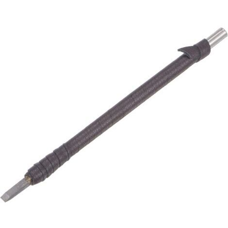 Bois Ciseaux Couteau 4mm Tungstène Carbure Plat Pointe Sculpture Menuiserie Main Outil 150mm Longueur avec Cuir Tissu Poignée (1/5)