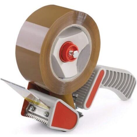 Dévidoir Pistolet à Poignée pour Ruban Adhésif d'emballage ou Scotch - Automatique - Plastique - Dispenser de Ruban Adhésif - 50 mm