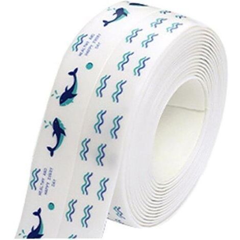 Ruban d'étanchéité, Bande d'étanchéité Auto-adhésive imperméable pour Bain, Bande de calfeutrage, Ruban d'étanchéité pour Salle de Bain, Toilette, Cuisine, Mur