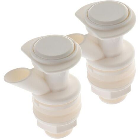 (20×20×60mm) 2 Pièces Refroidisseur à Bouton Poussoir Robinet De Distributeur De Cruche D'eau Bec Verseur D'eau Refroidisseur Avec Bec Robinet Distributeur Fontaine à Eau Accessoires Blanche (1/4)