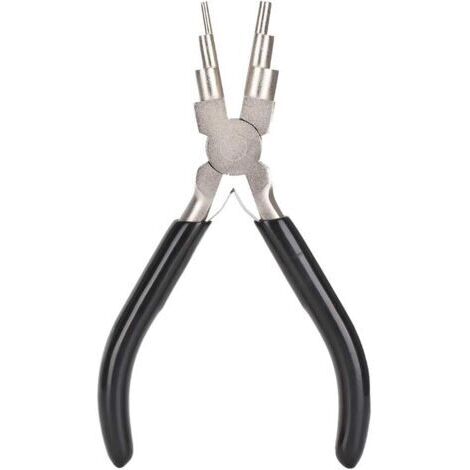 Pince à circlips, pince à anneaux élastiques, pince à bec rond, outils artisanaux en acier et caoutchouc de haute qualité pour la réparation de bijoux et de montres à domicile (1/5)