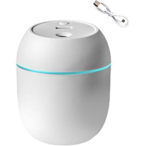 1 Pcs Humidificateurs pour chambre à coucher, 2 modes de fonctionnement, humidificateur pour bébé, petit humidificateur d'air silencieux avec effets de lumière, humidificateurs rechargeables, (1/5)