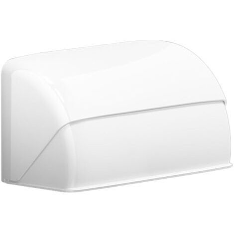 Blanc Boîtier Étanche pour Prise Interrupteur Capot de Protection Double Prise Protège la Prise des Influences Environnementales Telles que la Poussière et l'Humidité