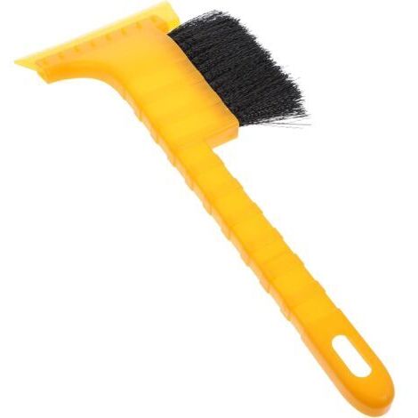Grattoir à Neige d'hiver à Tête en Caoutchouc Pelle Compacte pour Voiture Brosse à Glace Polyvalente Déneigeur Léger et Ergonomique pour Pare-Brise et Toit Accessoire Auto (1/5)