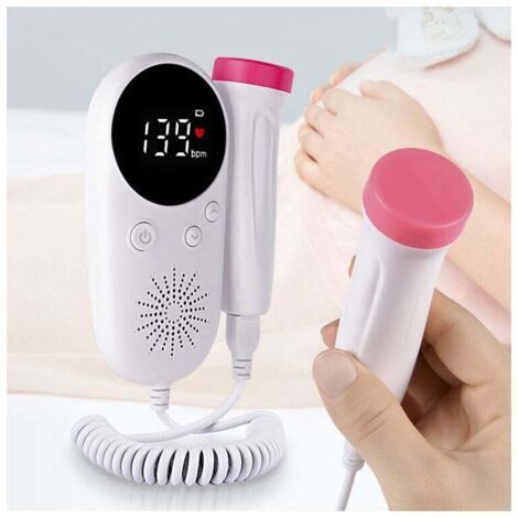 Fetal Doppler Baby Pränatal Monitor LCD Display Fetus-Stimme Meter Schwangere Frau Tägliche Pflege Produkt, (1/4)