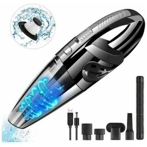 Aspirateur à Main Sans Fil, Aspirateur Voiture de 3200 Pa, Puissance de 120W, USB Rechargeable (1/4)