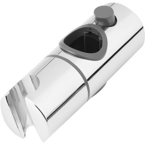 Support de Douche, 24MM à Diamètre Réglable,Chromé + Conception ABS Support Douchette, Installation Simple, Adapté à la Barre de Douche (1/5)