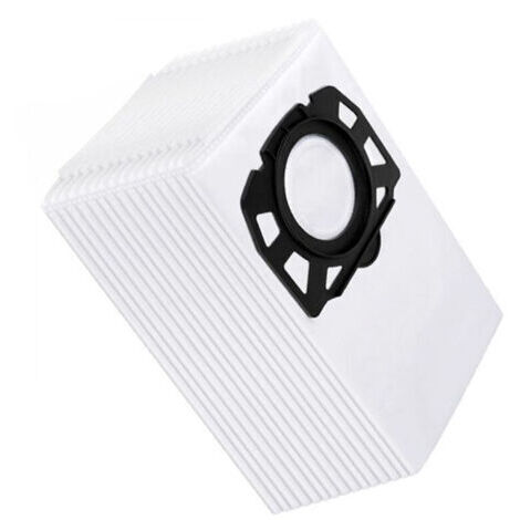 Lot de 15 sacs d'aspirateur pour Kärcher 2.863-006.0 sacs filtrants en non-tissé 487 WD4 WD5 WD6 WD5P WD6P Premium MV4 MV5 MV6 pour aspirateur humide et sec,