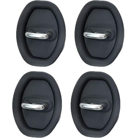 Port De Voiture De Protection Pour Porte - Autocollant Protecteur Silicone 4 Pièces Couverture Serrures Clôture Rou (1/5)