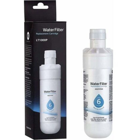 YMYNY LT1000P - Filtre à eau de remplacement pour réfrigérateur de capacité 6 mois / 200 gallons (NSF42, NSF53 et NSF401) ADQ74793501, ADQ75795105 ou AGF80300704, blanc