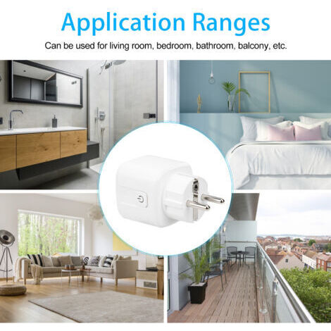 GTSS104 WIFI Connection Smart Power Socket Remote Control Smart Plug ...