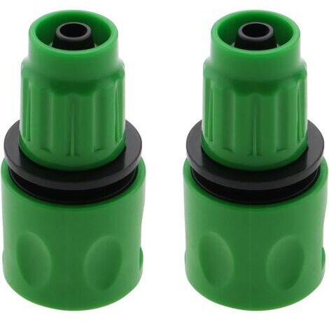 2PCS Connecteurs de Tuyau Extensibles 67,3x34,2MM Adaptés Aux Tubes Télescopiques avec Un Diamètre Intérieur de 8 à 10 Mm Kit de Réparation de Tuyau d'arrosage pour Jardin Terrasse Vert