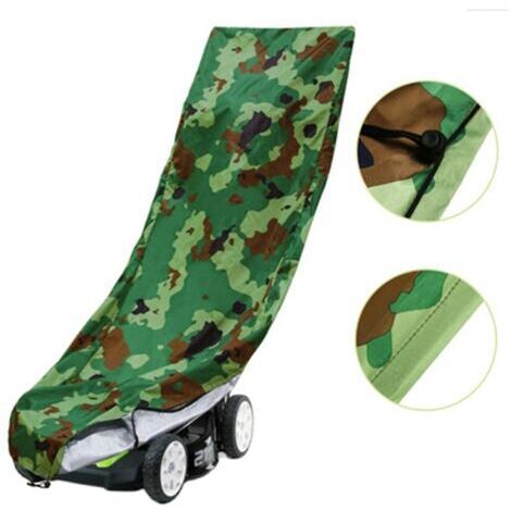 Housse de tondeuse à gazon imperméable à l’eau Housses de tondeuse à pousser, camouflage, 25x76x44 pouces (1/5)