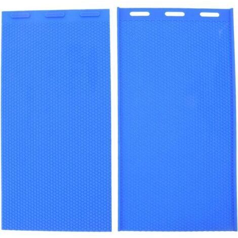 Jeffergarden 2 pièces Silicone feuille de cire d'abeille bricolage moule doux presse feuille moule outils cire d'abeille Embosser Machine pour l'apiculture (1/4)