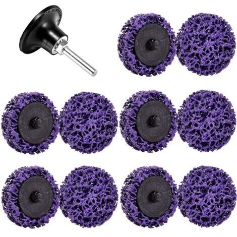 10PCS Disque de Nettoyage CSD 50 mm - Utilisé pour le Traitement de Surface ou le Décapage, Permet d'éliminer la Rouille, la Peinture de Soudure et les Surfaces Oxydées (10 Stücke - 50mm) (1/5)