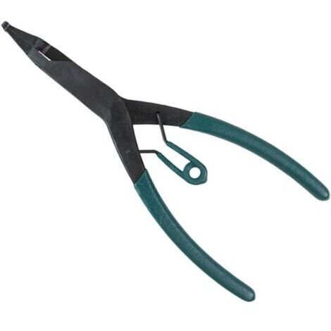 Pince à bague de retenue en acier au carbone pour boîte de vitesses avec ressort central et bec plat pour une manipulation efficace des circlips pendant l'entretien (1/5)
