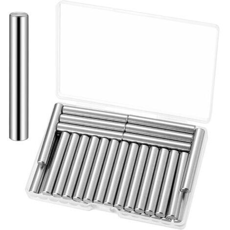 50 Pcs Support Etagere Placard Armoire, Cheville de Support d'étagères Cylindriques, Broches Taquet Etagere Chevilles en Acier Inoxydable pour Armoires, étagères, Placards, Meubles (1/5)