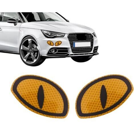 Autocollants réfléchissants pour Voiture – Autocollant réfléchissant pour Conduite de Nuit Yeux Ronds et imperméables – pour Voiture, Pare-Chocs, fenêtres, Ordinateurs Portables, Murs (1/5)