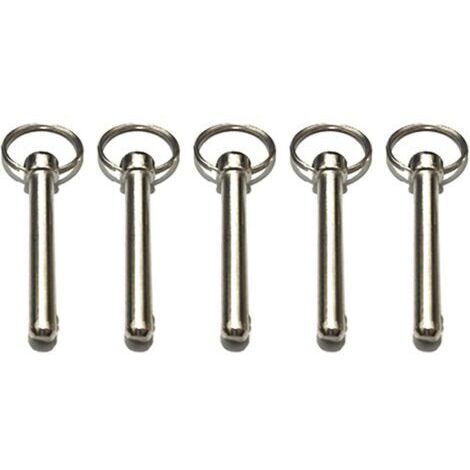 Goupilles à Dégagement Rapide Goupille de Verrouillage 8mm Avec Extrémité à Boule à Ressort Accessoires de Verrouillage, Matériel Marin, Broche Supérieure Bimini,Diamètre 8 Mm, Longueur Totale (1/5)