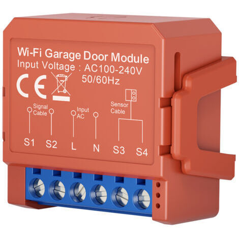 Ouvre-porte de garage intelligent Concentrateur Wi-Fi compact avec contrôle Alexa et Google Home Alertes de porte en temps réel pour une sécurité renforcée Design compact pour une installation faci (1/4)